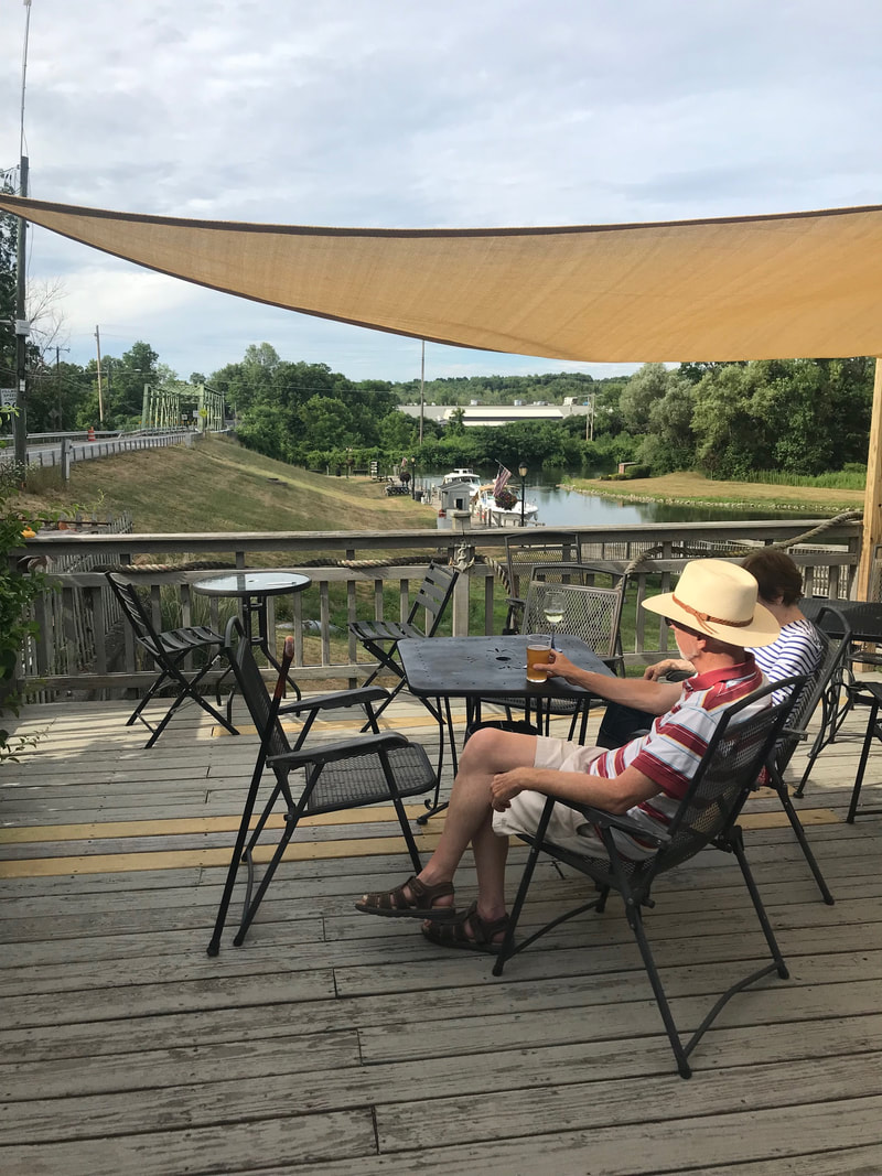 Relaxing by the Erie Canal